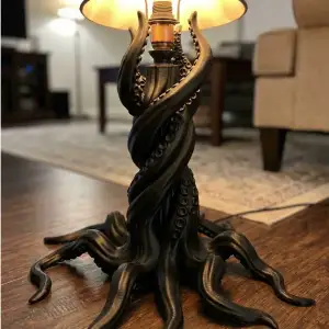 Kraken Tentacle Lamp Stand | Cthulhu Octopus Light Base