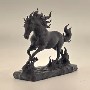 Flaming Horse Statue