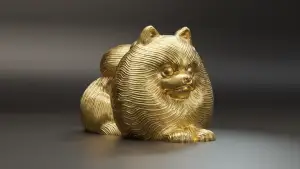 CUTE DOG POMERANIAN SPITZ