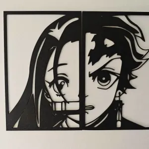 Demon Slayer Wall Art – Edición Hermanos