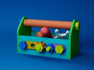 Kids Modular Tool Box Toy | Interactive Montessori Set