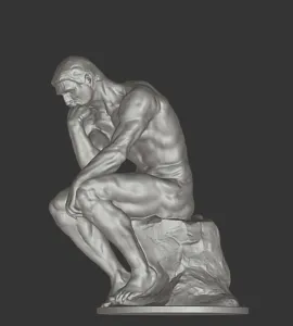 thinking statue