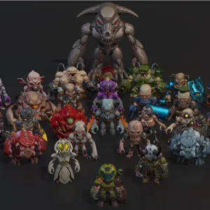 Doom Toys Monster Pack Collection 4