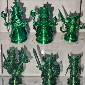 Final Fantasy Styled Cat Chess Set - Full Set