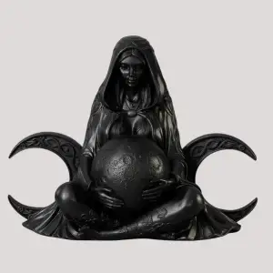 Statue of the Goddess Gaia - Mother Earth in lunar energy