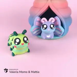 Metamorphosis Diorama: from Caterpillar to Butterfly