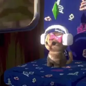 Sims Cat meme