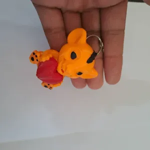multi color lion keychain