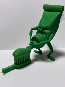Funny toothpaste scene