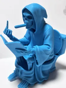 Halloween funny grim reaper figurine