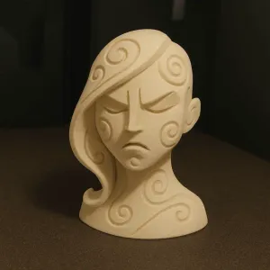 Angry Woman - Emotional Abstract Art