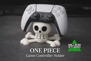 One Piece Pirate Skull Video Game Controller Holder