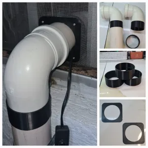 Flange + Luva de Tubo (75mm)