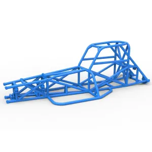 Frame of Supermodified front engine race car V3 Scale 1:25