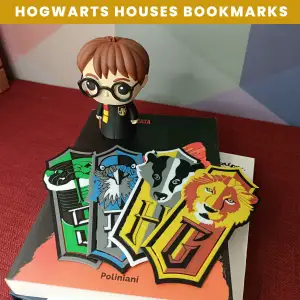 Harry Potter Bookmark RevPrinting Hogwarts Houses