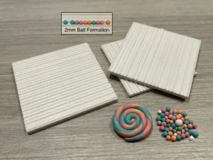 2mm Mini Clay Ball Roller Plate Set