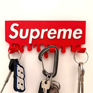 Supreme Logo Sign key hanger