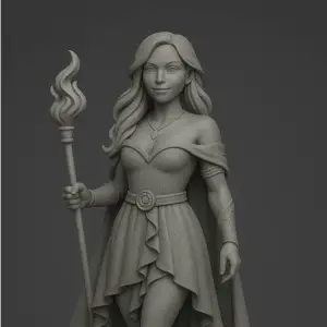 Magicienne fantasy Teyutekin