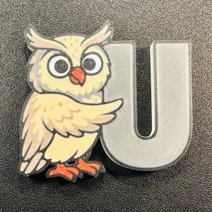 Letter U “Uhu” 🐾 Animal Alphabet