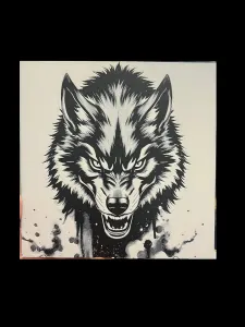 Wolf v2 Hueforge 200x200