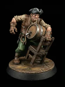 FREE NPC Worker Fantasy Miniatures 32mm STL for TTRPG