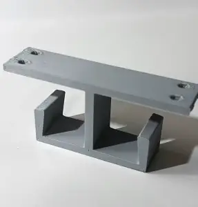 Cable double holder for table / Under desk cable holder