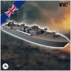 British fast motor torpedo boat (2) - miniatures warhammer t