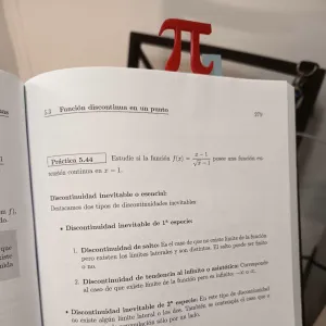 Marcador de libros del número pi