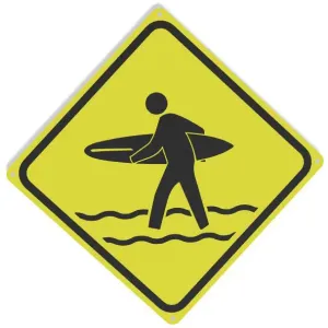 Surf sign Wall Decoration Logo Poster