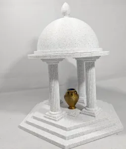 Greek temple - supportless scenery and tile-holder