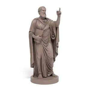 Aristotle's statue