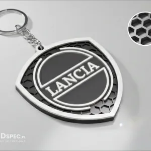 Lancia logo keychain
