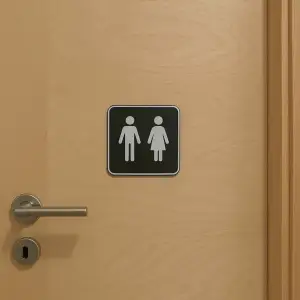 Restroom Sign – Clear Direction in a Modern Design