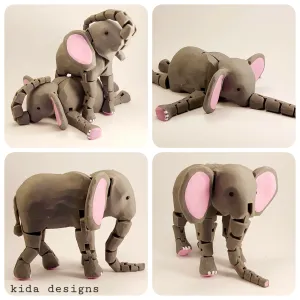 Articulated Elephant (Print-in-Place)