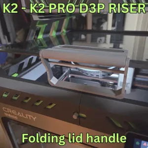 Folding lid handle for the K2 and K2 Pro