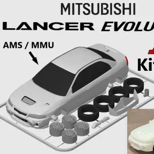 Mitsubishi Lancer Evolution 4 / Evo IV Kit Card