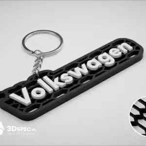 Volkswagen VW logo keychain