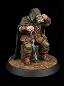 FREE NPC Stranger Fantasy Miniatures 32mm STL for TTRPG