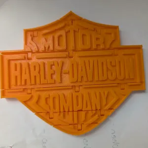 Flexible Harley Davidson sign