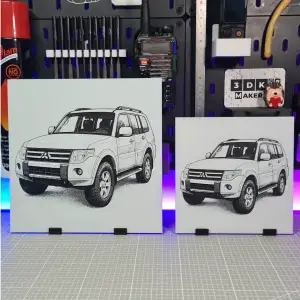 Mitsubishi Pajero – Hueforge – 3 Colors