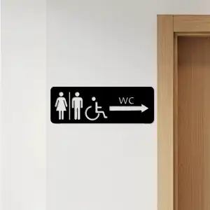 WC, Toilet Sign, Restroom