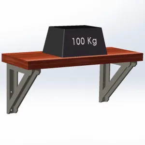 Heavy-Duty Shelf Bracket