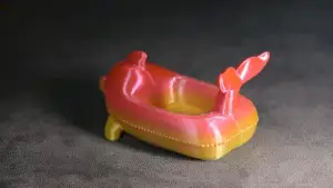 浴缸玩具:海豚充气船