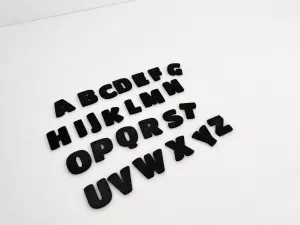 Craft letters 25mm tall