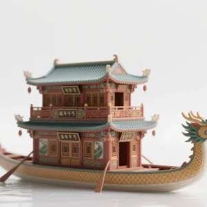 端午节龙舟游船