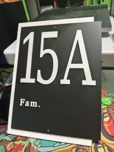 House Number Plate | Custom