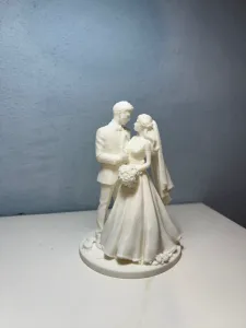 Wedding Cake Topper (Bride and Groom)