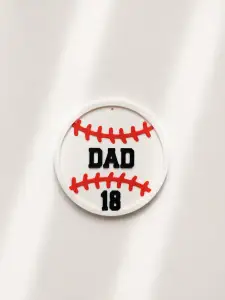 Baseball Name Tag - Dad