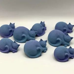 Sleeping Cat Figurine