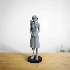 Wednesday Addams fanart sculpt